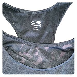 champion workout tank top with built in sports bra
